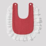 Surakey Baby Muslin Bandana Drool Lace Bibs Adjustable Bibs, Teething and Drooling Bibs Saliva Towel Clean Bibs for Newborn - Gray - Image 7